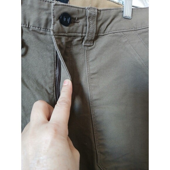 Noble Outfitters Pants Womens 10 Brown Cargo Workwear Utility Outdoor Durable - Picture 6 of 16